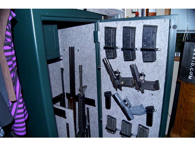 Gun Cabinet Space Savers by sifugreg