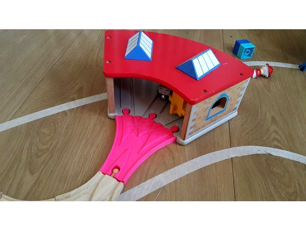 3-Way Approach for Brio Thomas Engine Shed by DjDemonD