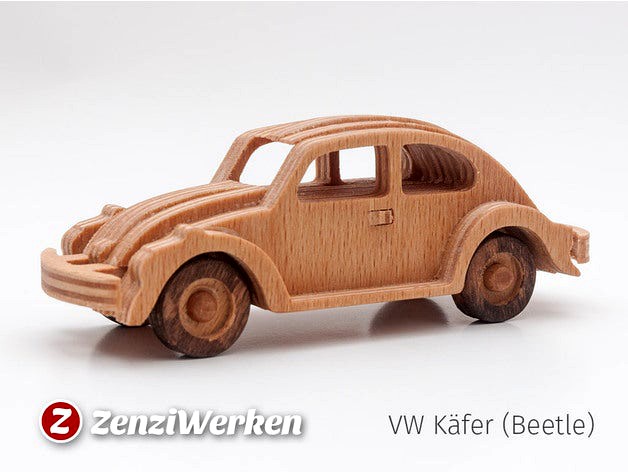 VW Beetle simplified cnc/laser by ZenziWerken