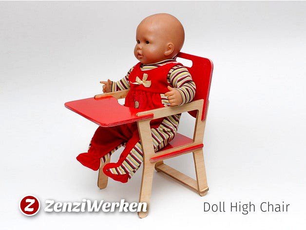 Doll High Chair [obsolete] by ZenziWerken