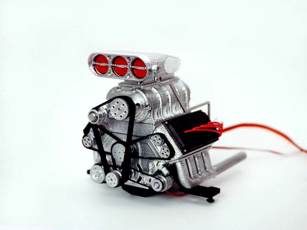 DDW 1/8 RC DOHC V8 Engine by DarkDragonWing