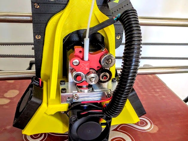 LulzBot Taz extruder mount for Diabase Flexion by ITWorks