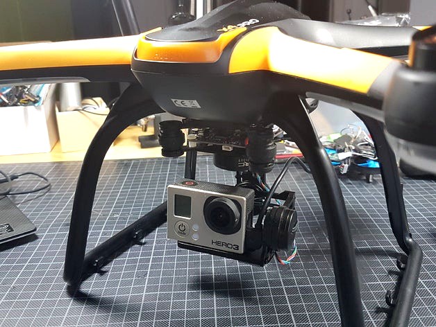 Hubsan X4 Pro H109S Storm32 3-Axis Gimbal Adapter by SnappyFPV