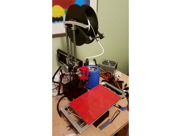 Printrbot Simple Metal Reverse Bowden (Feed Tube) by LayerLabs