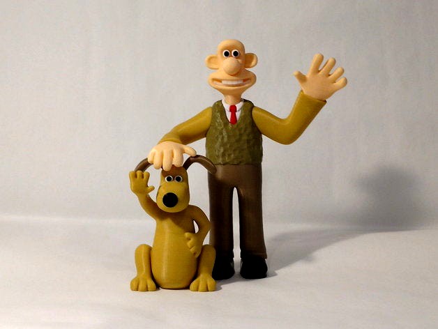 Wallace and Gromit by reddadsteve