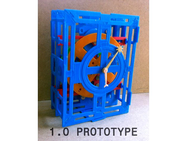 3d 100% printed antikythera mechanism by Kirolab