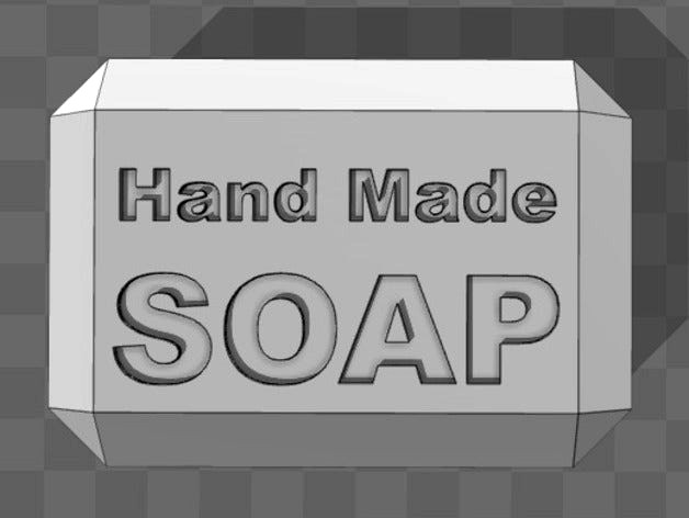 Embossed Soap Mold for 7oz (200g) Bar of Soap by Marius_Hugo