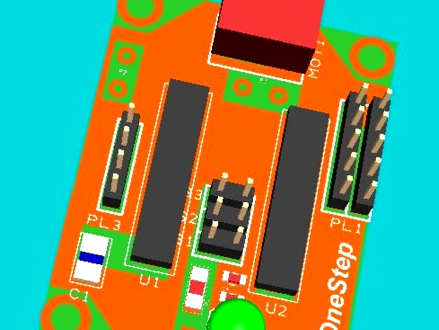 One Stepper Driver for DRV8825/A4988 -OneStep Board  by jasonmrc