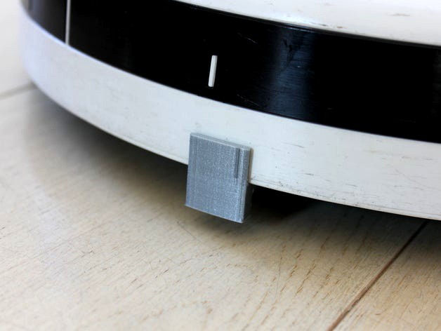 Roomba bumper add-on, doorstep stopper by TheCapitalDesign