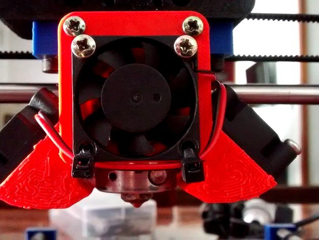 All-in-one fan duct for Argento v6 by yagui