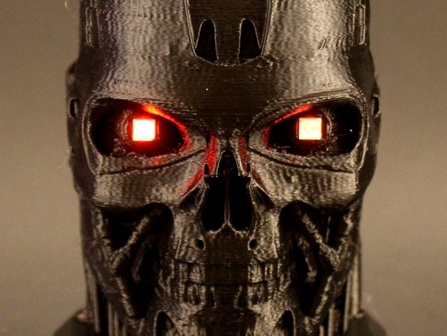 Electrified Terminator with LED eyes by DrPFF