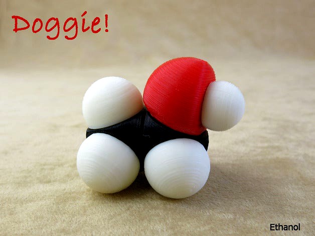 Space filling molecular models: Starter set by Harfigger