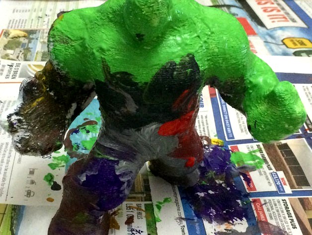 Hulk - like figure by georgepapa