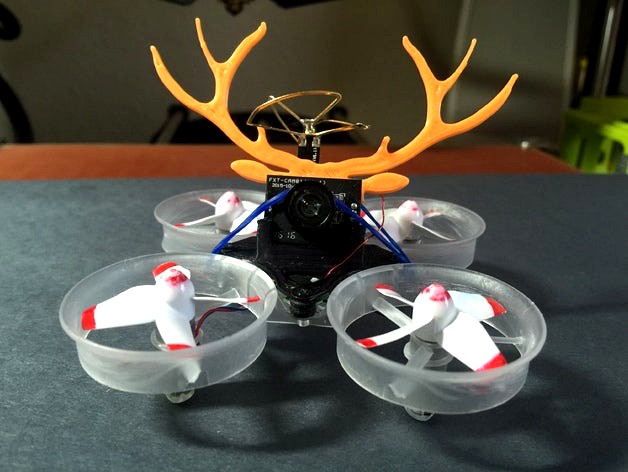 The Rotor Rack: Tiny Whoop (Inductrix) Antenna Guard by RockstarAlchemist