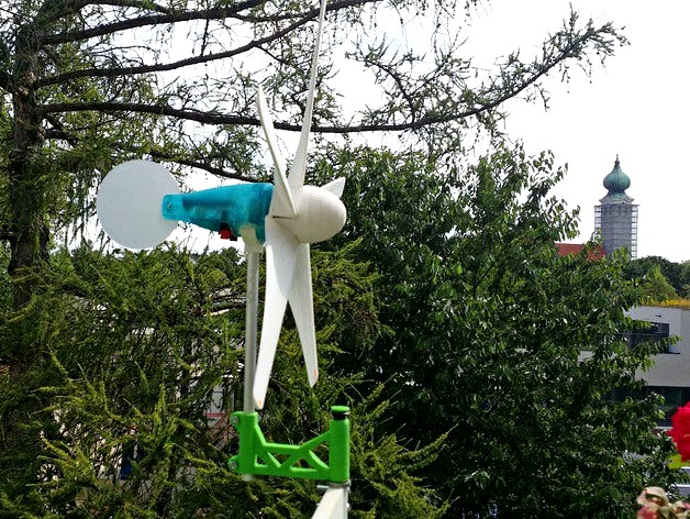 Wind_Blade für Mini - Windrad mit brushless Generator  by astfaellergerald
