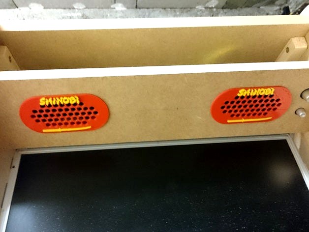 Shinobi handle and speaker enclosure for bartop by ian57