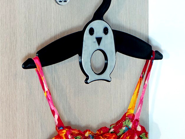 Cloth Hanger - Pinguin by FeelFree2Print3D