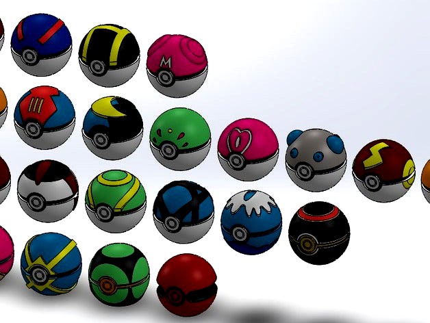 In-Game Pokéball Collection by BlueFenix