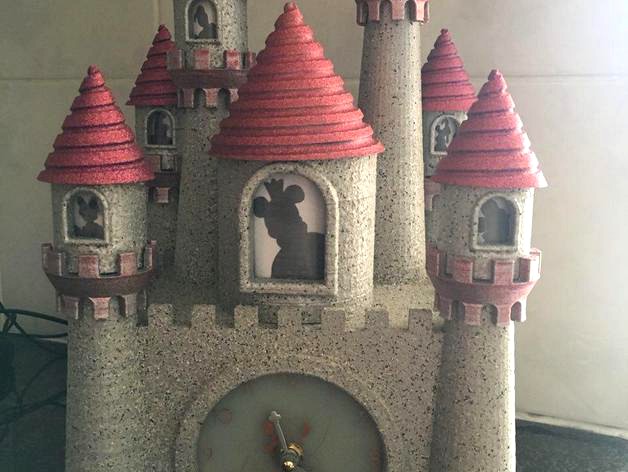 Disney inspired Castle Clock by Mistiqe