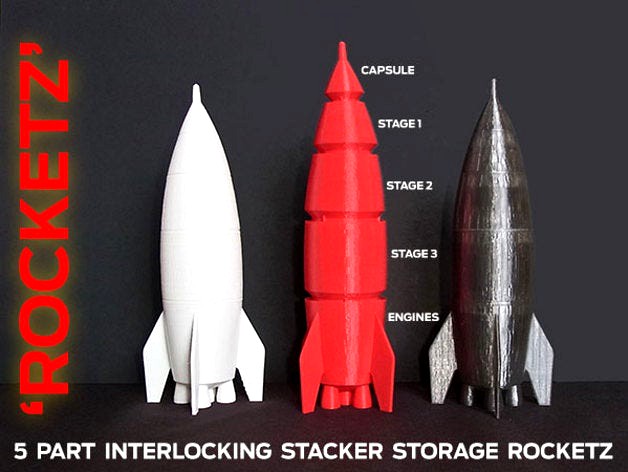 'ROCKETZ'... Interlocking Storage Stages and Fun Model by muzz64