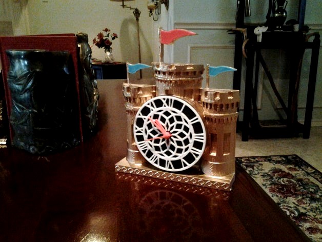 Castle Clock by Skyblue