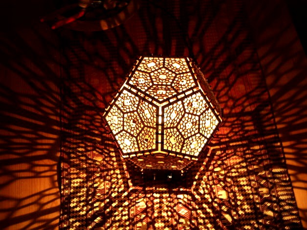 Dodecahedron Shadow Lamp by michael3
