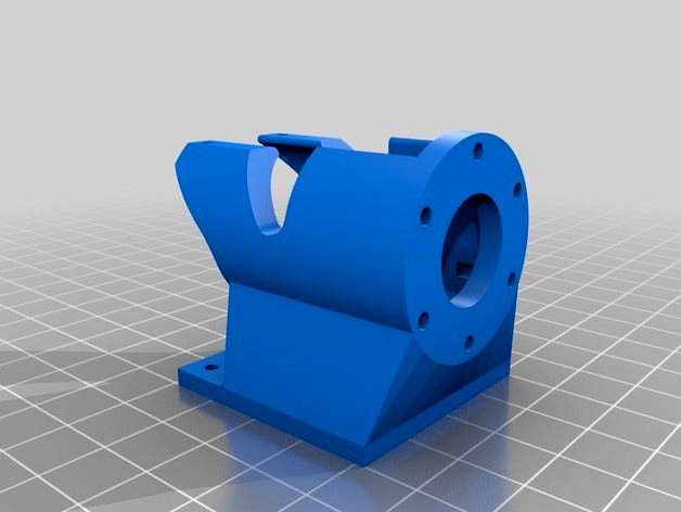 DC42 probe holder for HE3D hot end and Robotdigg effector by bgkdavis