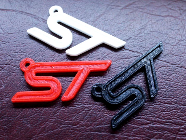 Ford ST Emblem Keytag (Medium-Res) by LAMcDonald