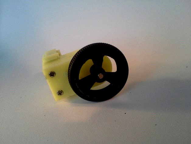 Solarbotics GM2 Gearmotor Wheel by neoaikon