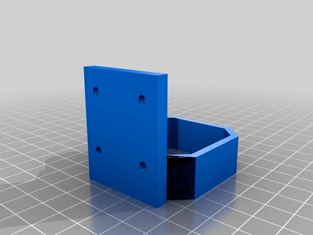 MK8 extruder mount holder for rework x-carriage vers. 2 by technicstore_austria
