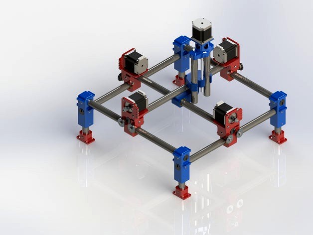 Mostly Printed CNC Bushing Remix by rovirobot3478