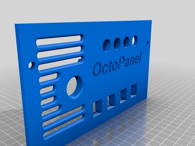 The OctoPanel:  OctoPrint hardware for the Rostock Max V2. by DougLorenz