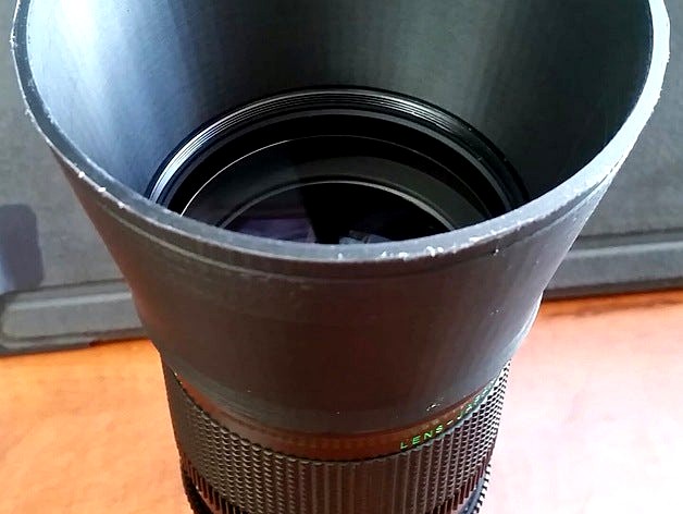 Fujinon 10-100mm TVZ zoom lens hood by tschultz