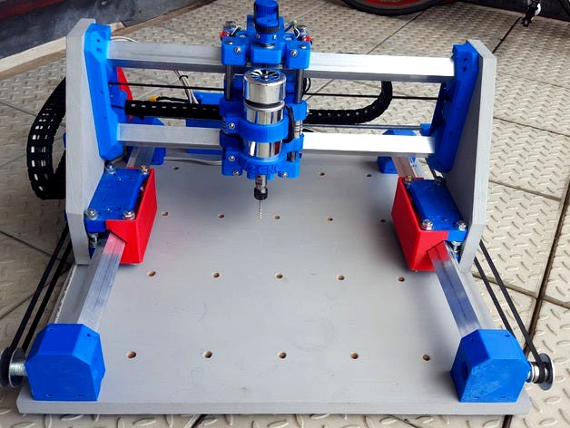 Root 2 CNC multitool router 3D printed parts by sailorpete