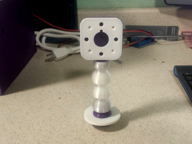 Camera Mount for USB Webcam v2 by DougLorenz