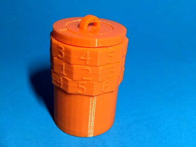 Combination Lock Container (1000 combinations) by CaseyJohnson