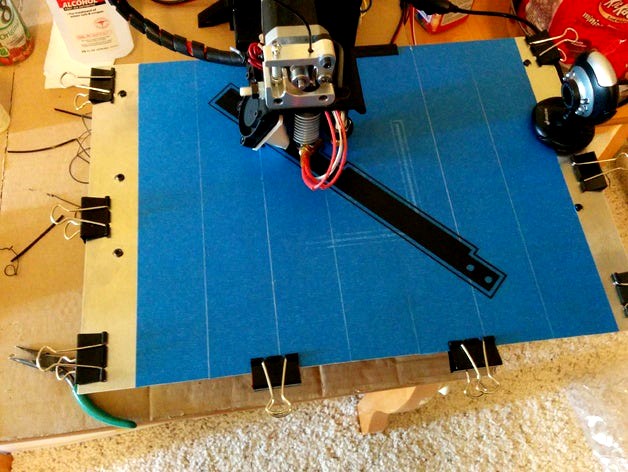 printrbot simple metal x / y axis upgrade to 10 x 10 inches, under $75 by N4Spd