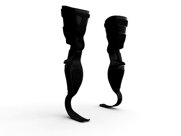 Prosthetic leg from GrabCAD by Dexter by jmccabe614