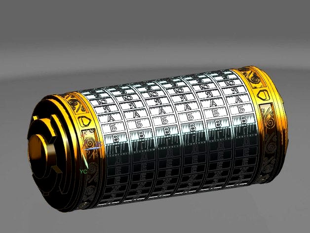 Russian Letter Cryptex (4...8 rings) by Dogm