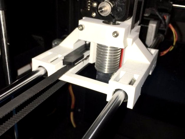 Creator Pro / Replicator / Duplicator X-Axis Carriage for E3D V6 Hot End by DepthDesign3D
