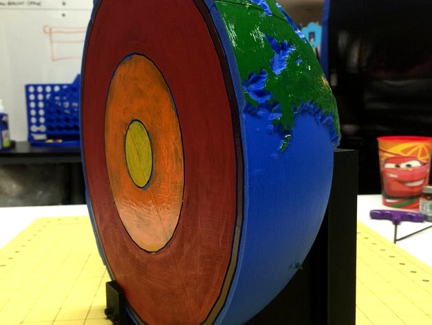 Earth Layers Model by matt448