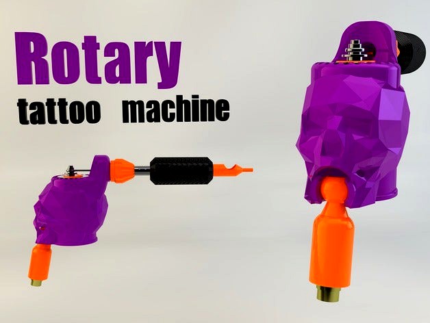Rotary tattoo machine by Cyborg_guy