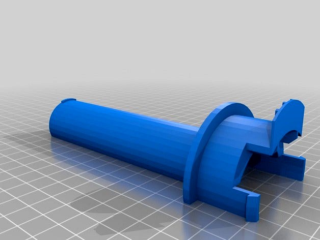 Ultimaker 2 Filament Holder for Reels With Smaller Diameter Holes by KnoxGifted