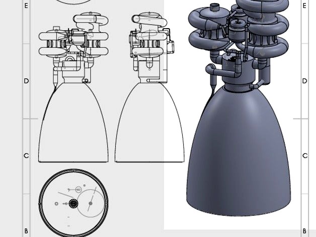 Pachacuti Mk.1.1 FF Rocket Engine by tommy99osullivan
