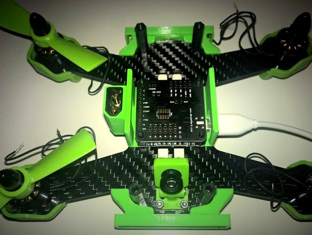 Skirts for Diatone ZMR 160 with XT60 Holder by SnappyFPV