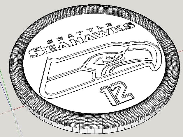 Seahawks Coaster by ICanMakingThings