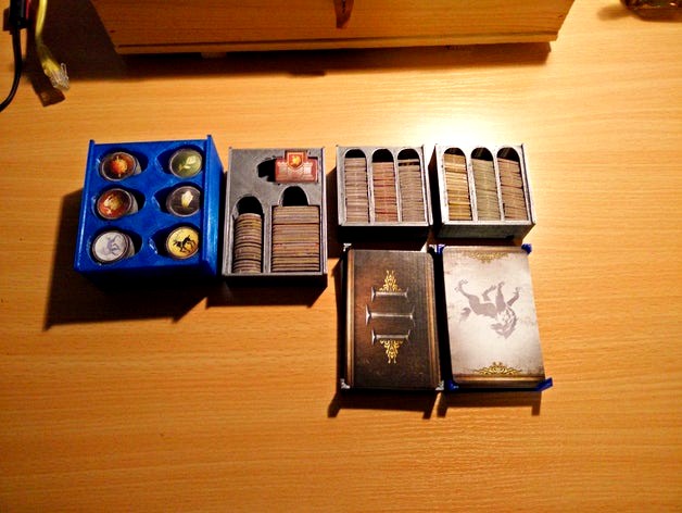 A game of thrones token storage (second edition) by Foba