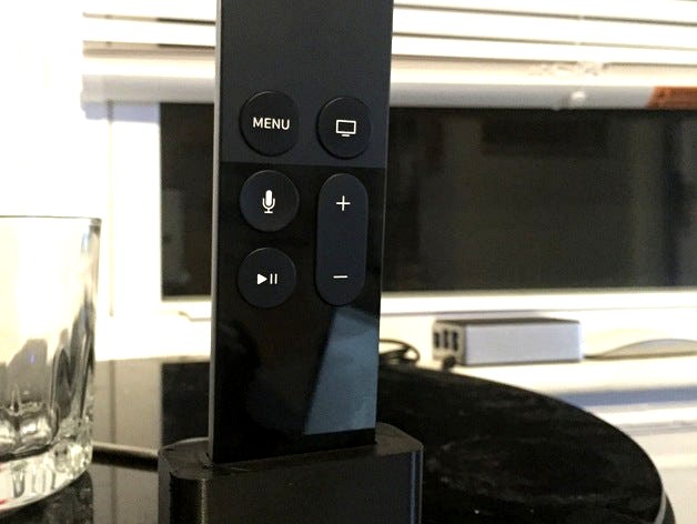 Apple TV 4 Remote Charging Dock by rawkout1337