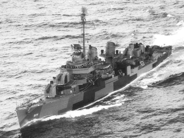 Fletcher Class Destroyer by crinard