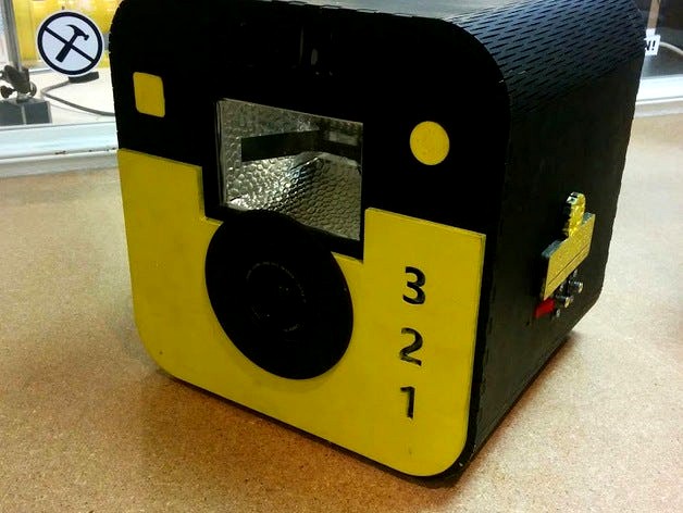 Lasercut photobooth flexbox polaroid instagram by skrubis